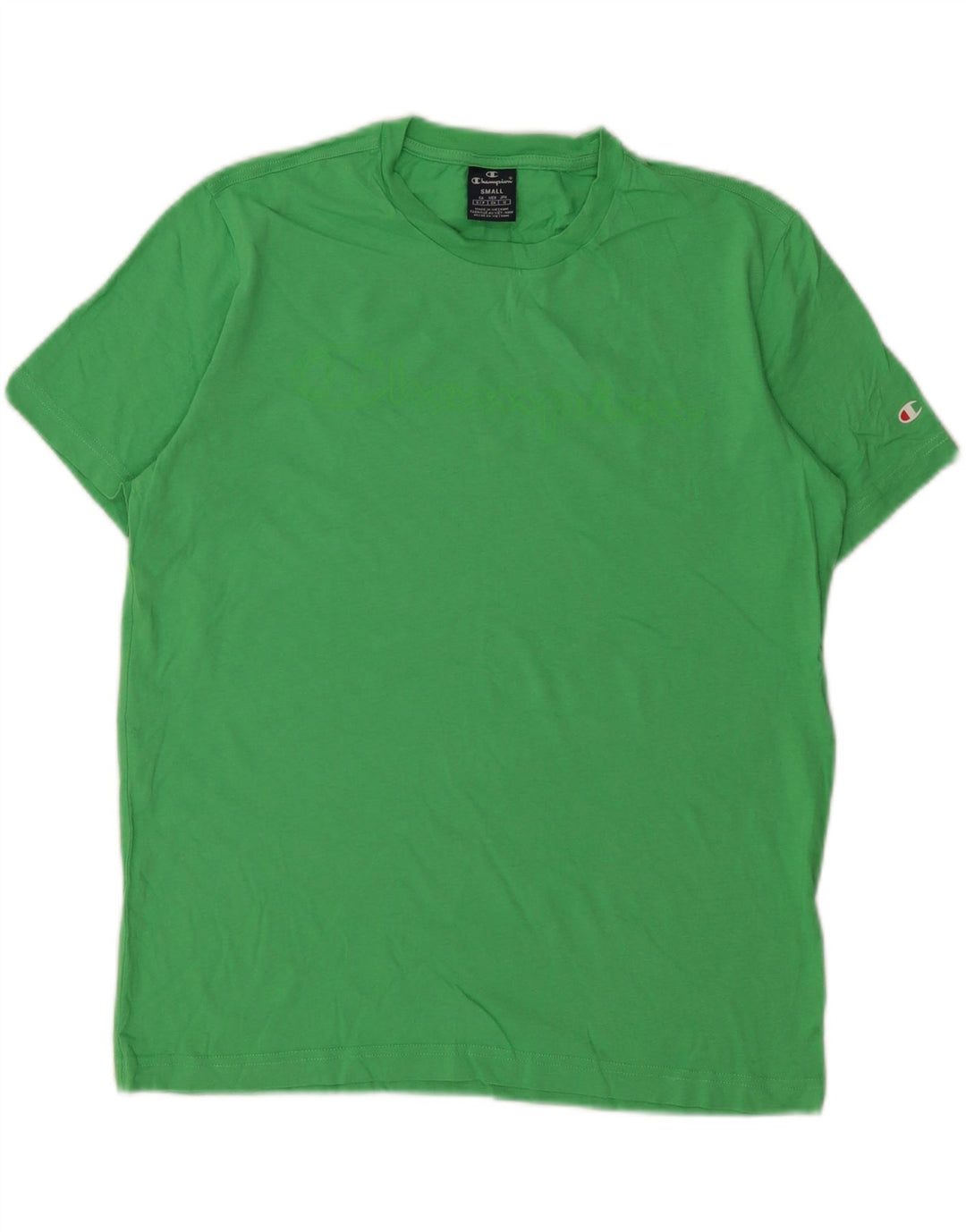 Camiseta masculina Champion pequena verde