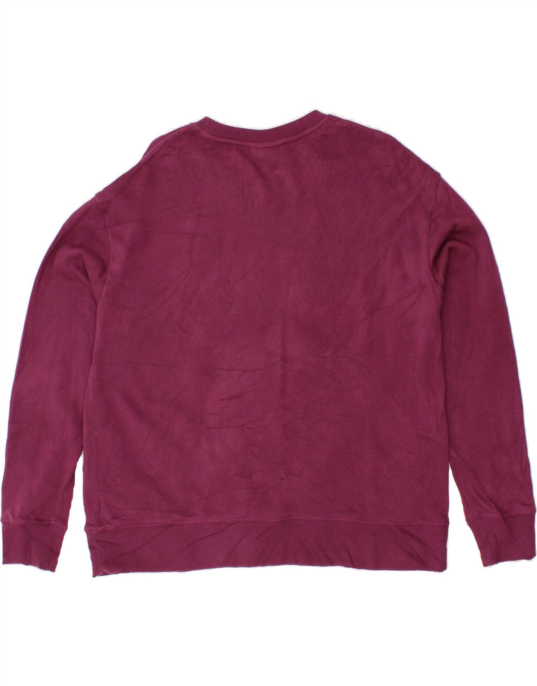 REEBOK Womens Graphic Sweatshirt Jumper UK 16 Large Purple Cotton Vintage Reebok and Second-Hand Reebok from Messina Hembry 