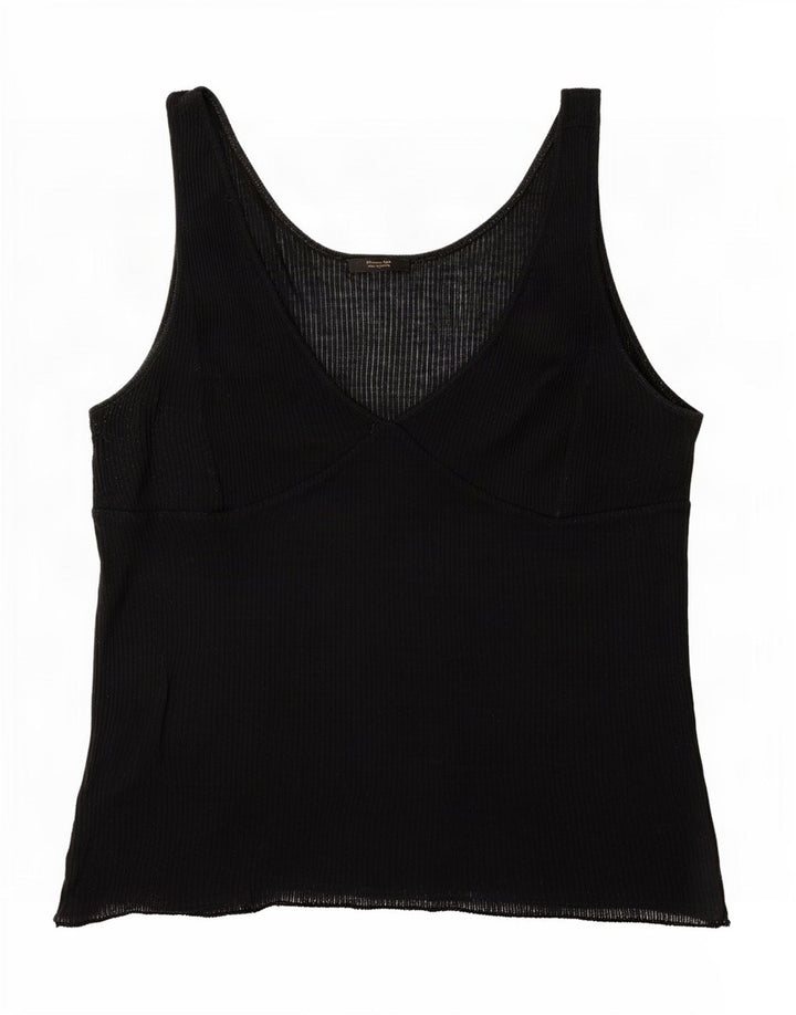 Colete transparente feminino Massimo Dutti UK 18 XL preto