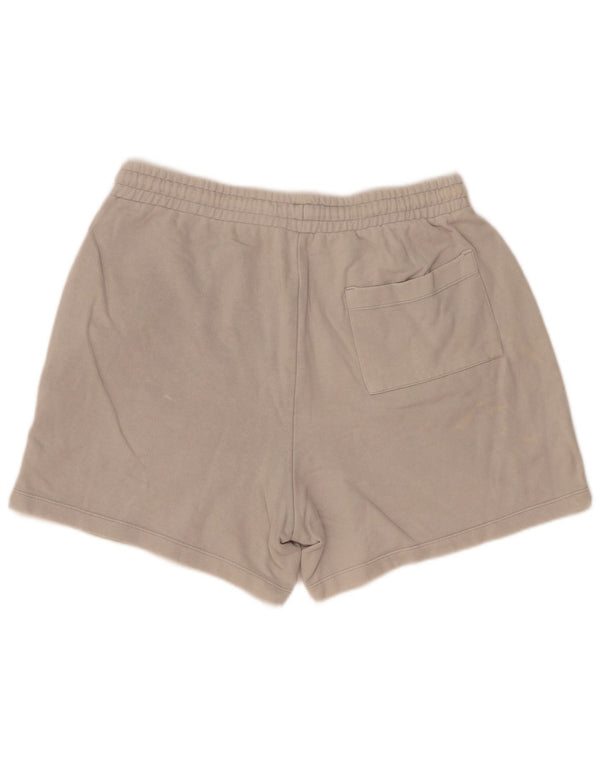 Zara Mens Sport Shorts Grande Algodão Cinza