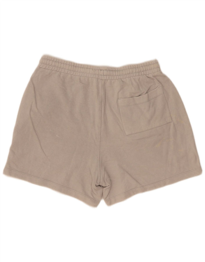 Zara Mens Sport Shorts Grande Algodão Cinza