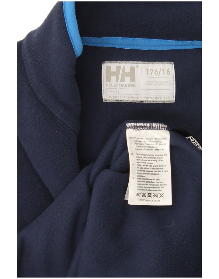 HELLY HANSEN Jaqueta de lã para meninos 15-16 anos azul marinho poliéster