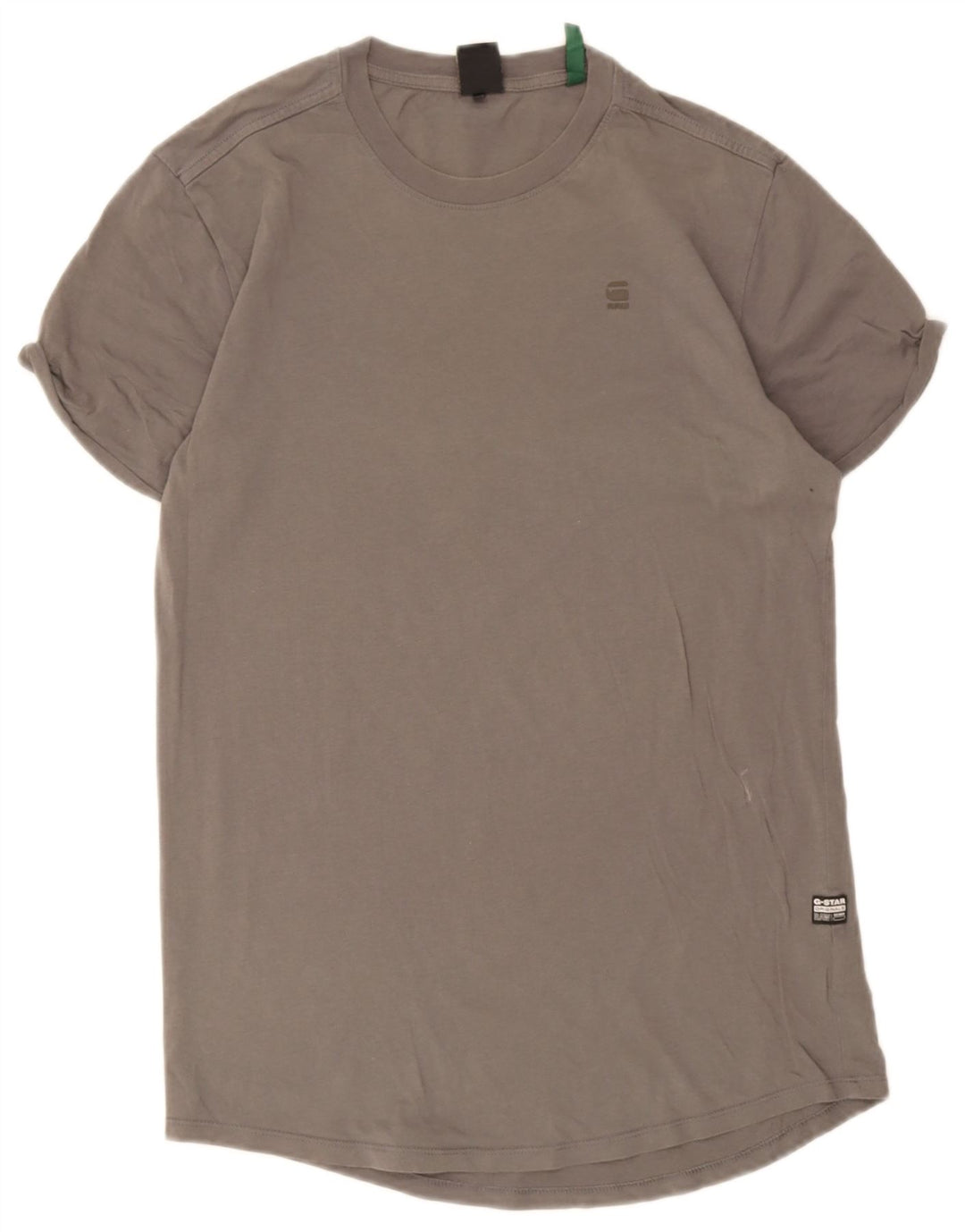 Camiseta masculina G-Star Top pequeno algodão cinza