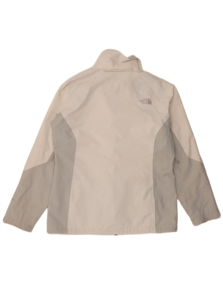 Jaqueta de chuva feminina The North Face Reino Unido 16 grande bloco colorido branco de poliéster