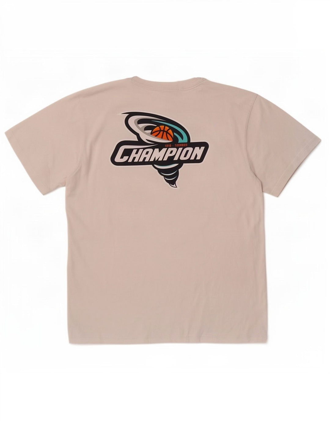 Camiseta masculina estampada Champion grande branca