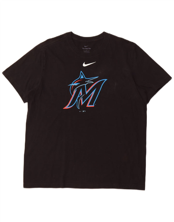 Camiseta gráfica masculina NIKE preta grande