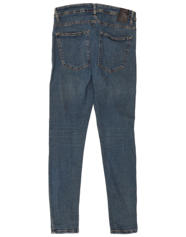 Zara Mens Skinny Jeans EU 44 Grande W34 L31 Azul Algodão