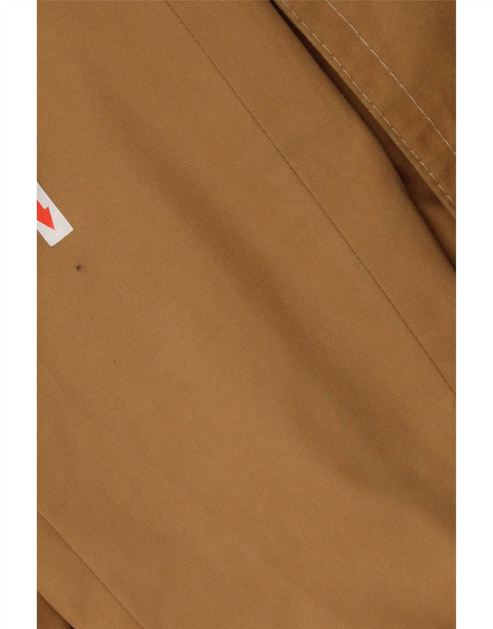 Sobretudo masculino vintage UK 40 grande algodão bege