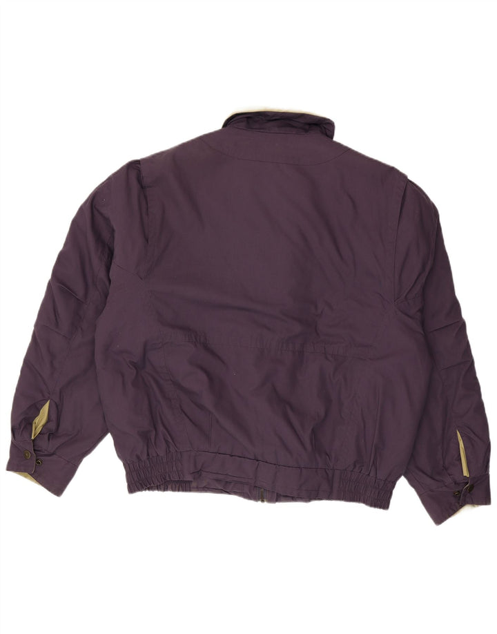 Jaqueta acolchoada masculina Umberto Rosetti UK 42 XL roxo poliéster