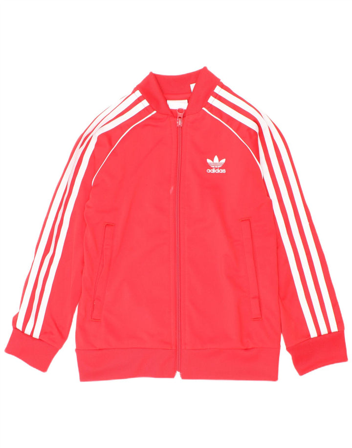 Jaqueta Adidas Meninos Treino Top 6-7 Anos Poliéster Vermelho