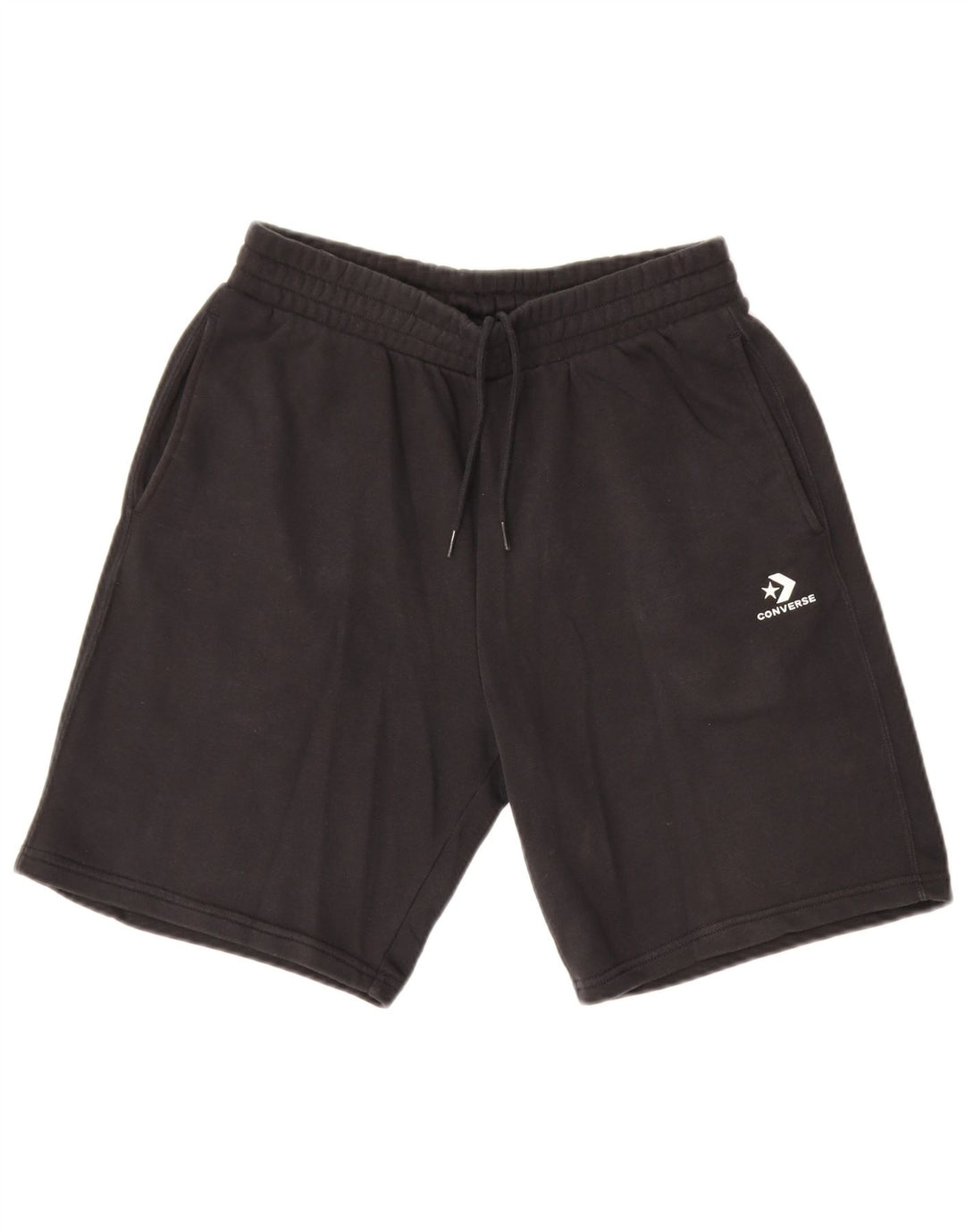 Converse Mens Sport Shorts UK 10 Pequeno Algodão Preto
