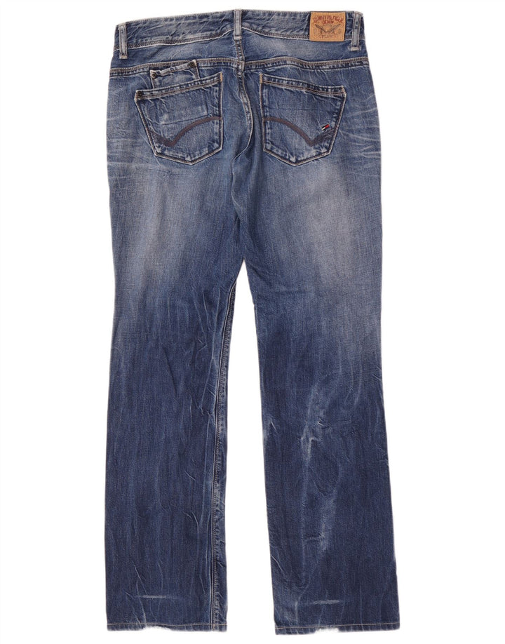 Jeans Tommy Hilfiger Ruby Straight Feminino W30 L32 Azul Algodão