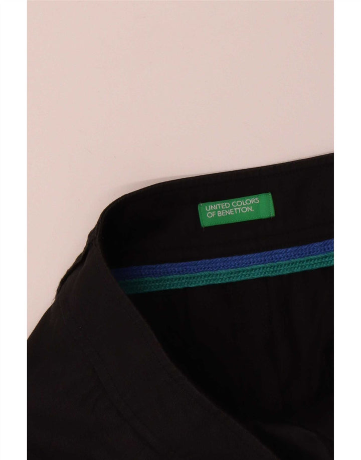 Saia feminina Benetton A-Line W30 médio preto