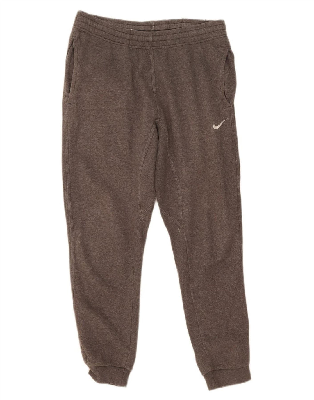 Calça de treino masculina NIKE Joggers pequeno cinza algodão