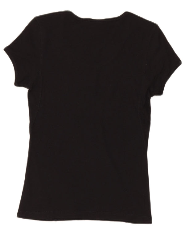 Camiseta feminina Champion Heritage Classics UK 12 algodão preto médio