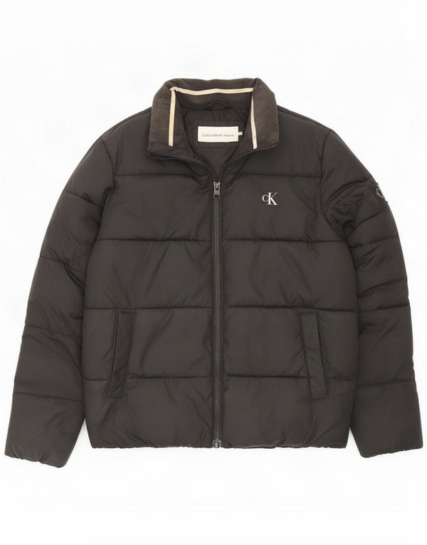 Calvin Klein Mens Padded Jacket UK 38 Medium Black