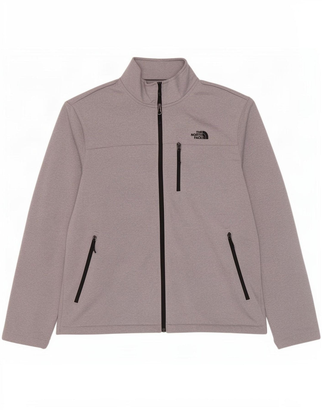 Jaqueta masculina de agasalho The North Face grande poliéster cinza