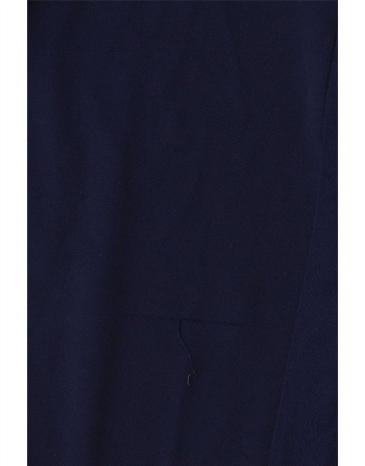 Calça de treino masculina Adidas Climalite grande poliéster azul marinho