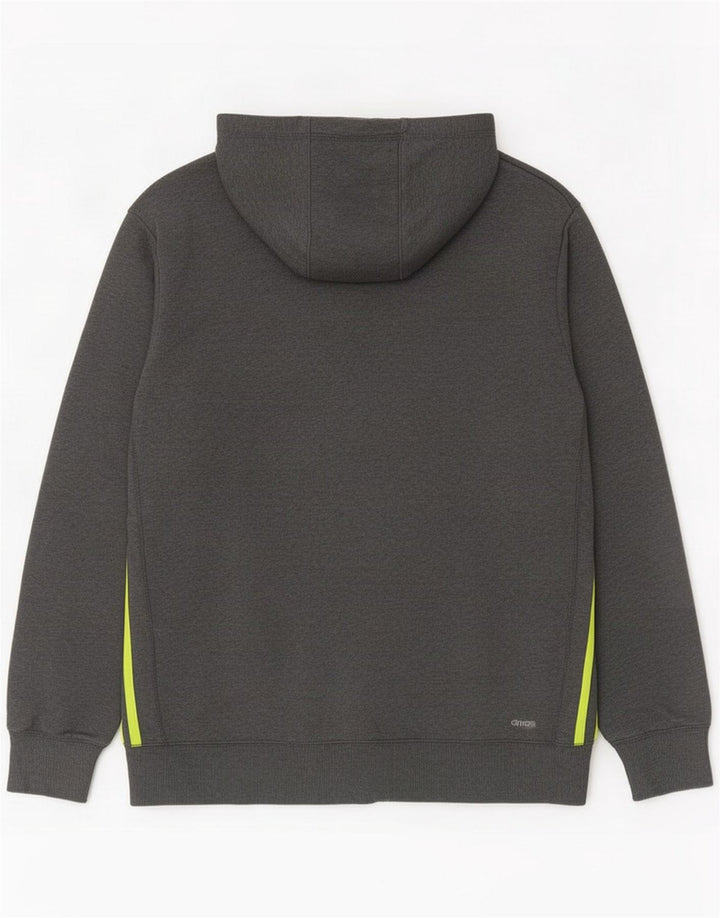 Adidas Mens Zip Hoodie Sweater Large Grey