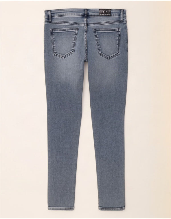 Calça Jeans Super Skinny Armani Feminina W29 L25 Azul