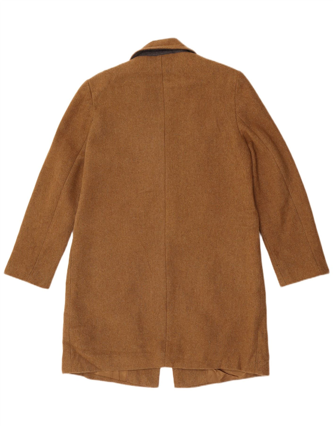Sobretudo feminino Marks & Spencer UK 12 poliéster bege médio