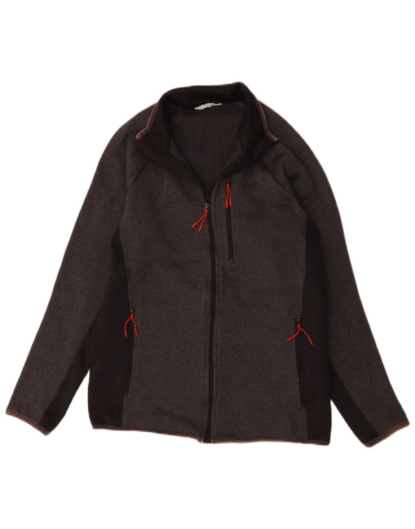 Jaqueta masculina de agasalho Mountain Warehouse cinza médio colorblock