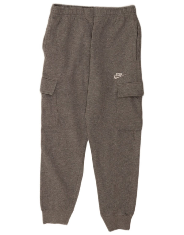 Calça de treino Nike masculina Cargo Joggers grande cinza poliéster