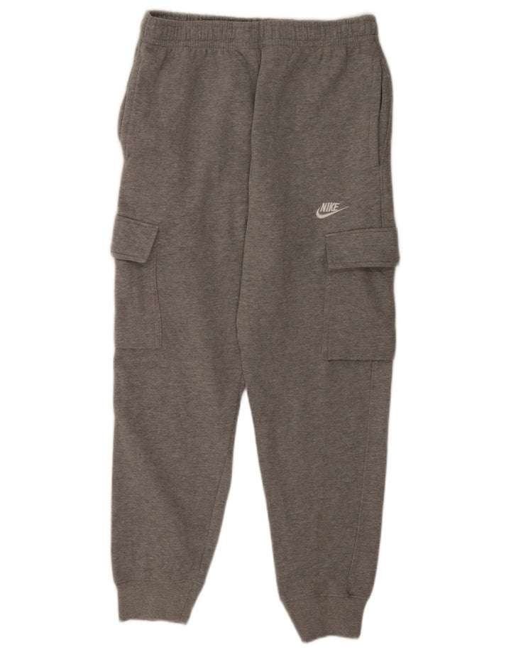 Calça de treino Nike masculina Cargo Joggers grande cinza poliéster