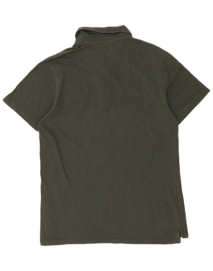 Camisa pólo masculina Mountain Warehouse algodão verde pequeno