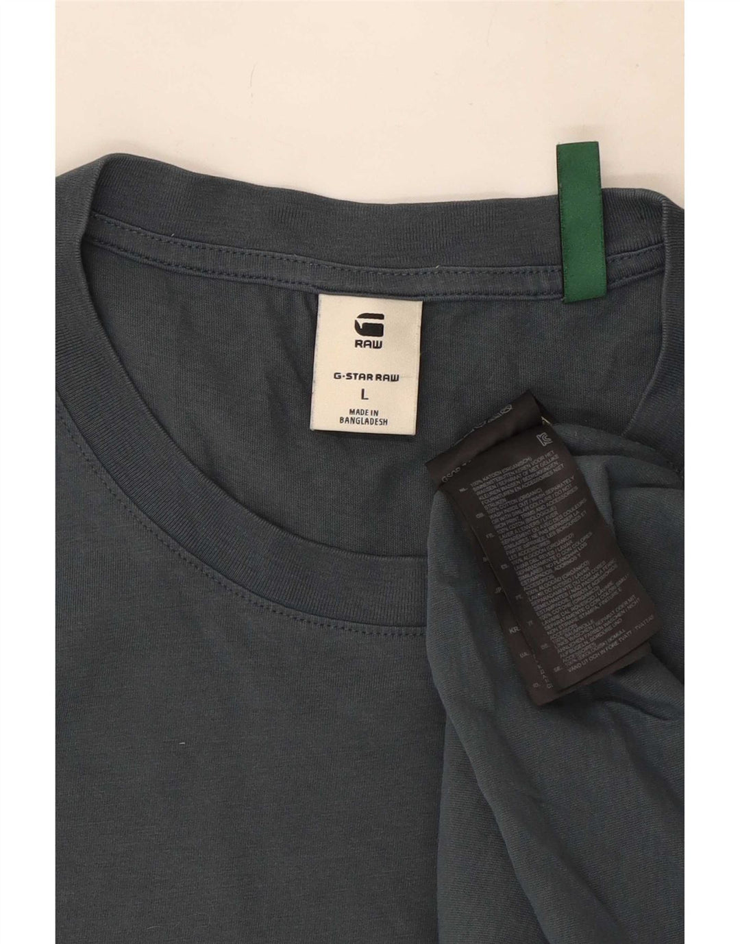 Camiseta masculina G-Star Top grande algodão cinza