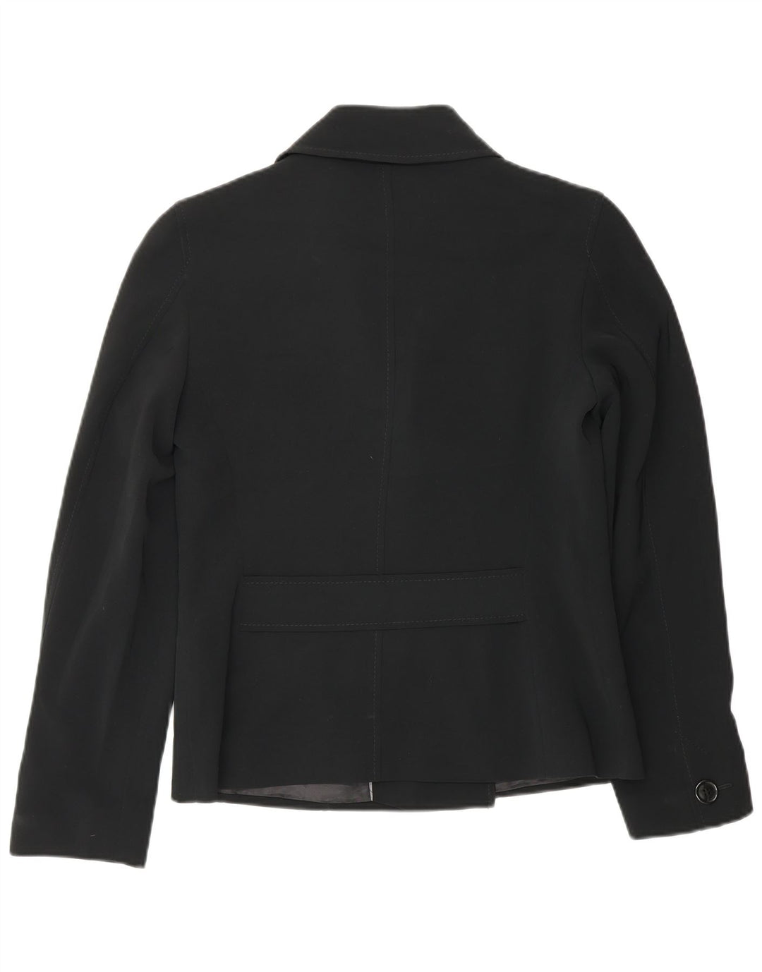Jaqueta blazer feminina Marks & Spencer com peito duplo Reino Unido 10 pequena preta