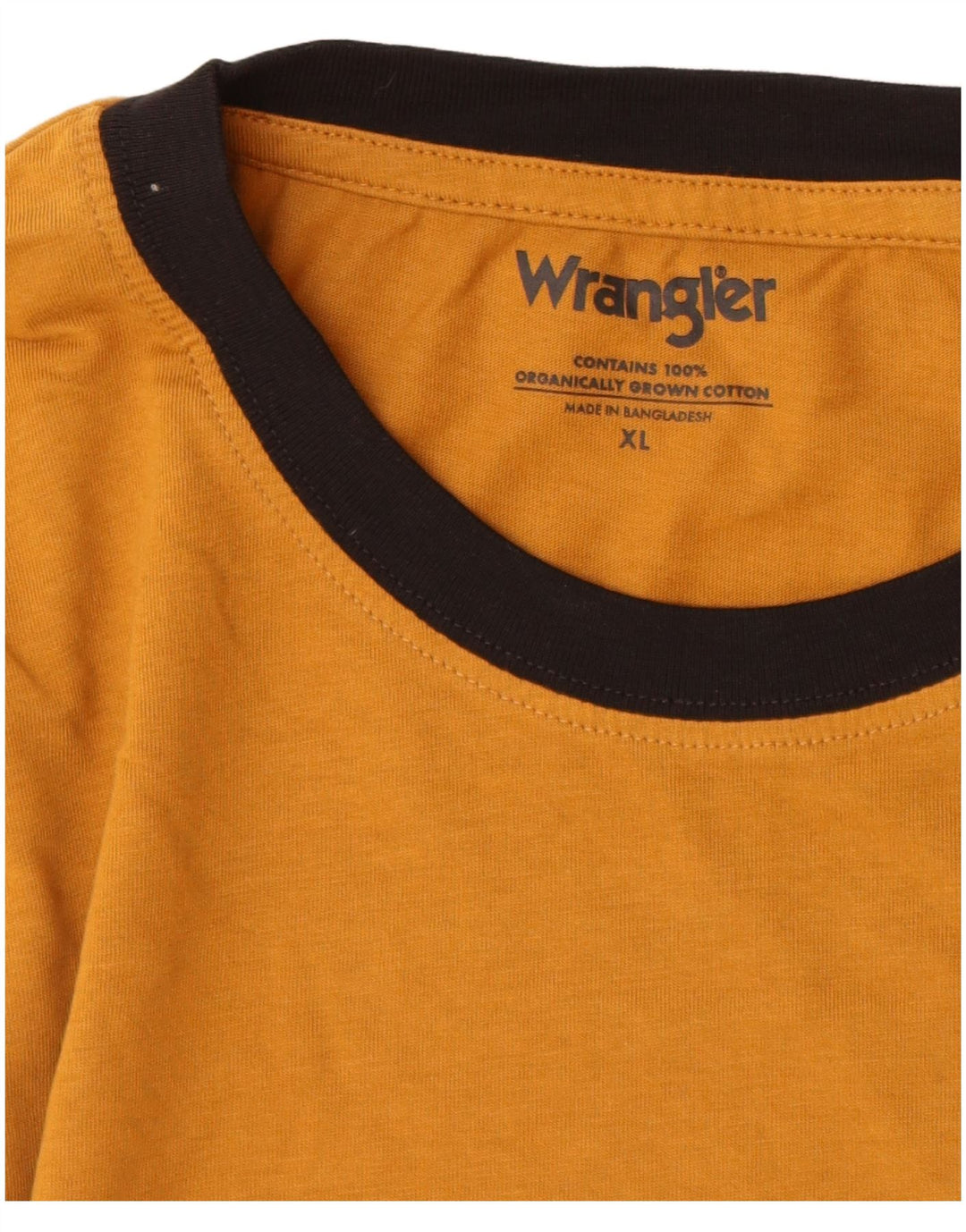 Camiseta masculina WRANGLER Top XL algodão marrom