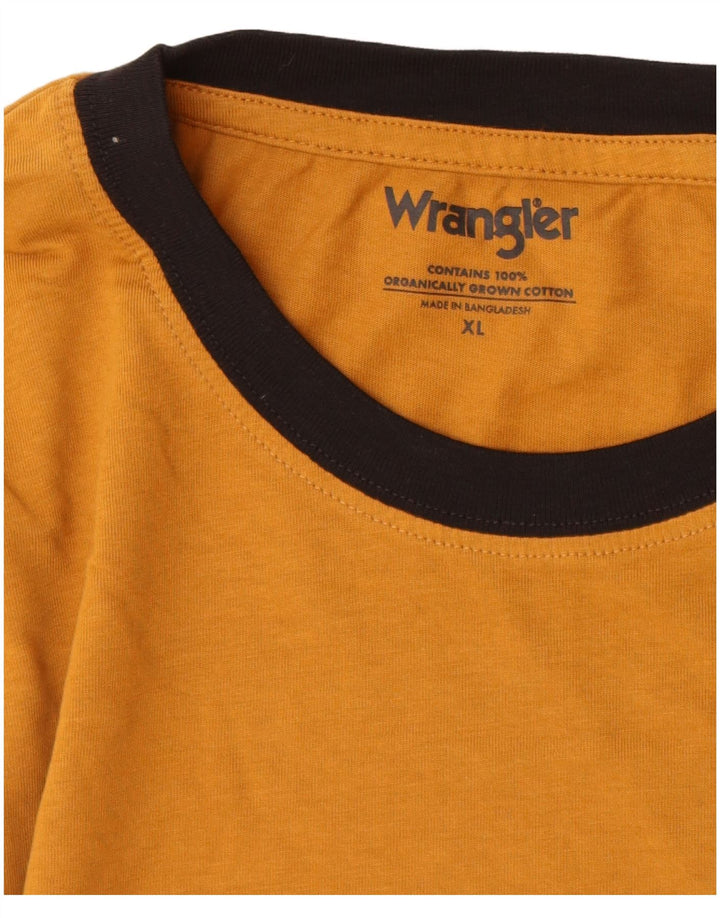 Camiseta masculina WRANGLER Top XL algodão marrom