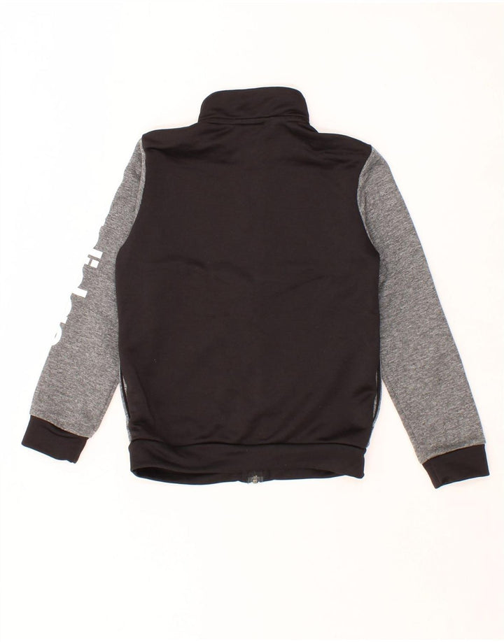 ADIDAS Boys Graphic Tracksuit Top Jacket 9-10 Years Grey Colourblock Vintage Adidas and Second-Hand Adidas from Messina Hembry 