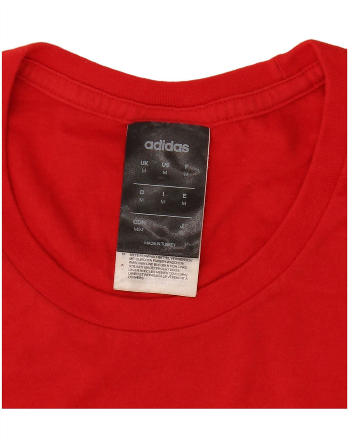 Camiseta Adidas Masculina Graphic Top Médio Vermelho