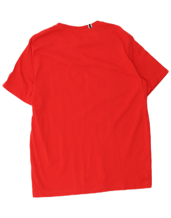 Camiseta gráfica masculina Replay Top XL algodão vermelho