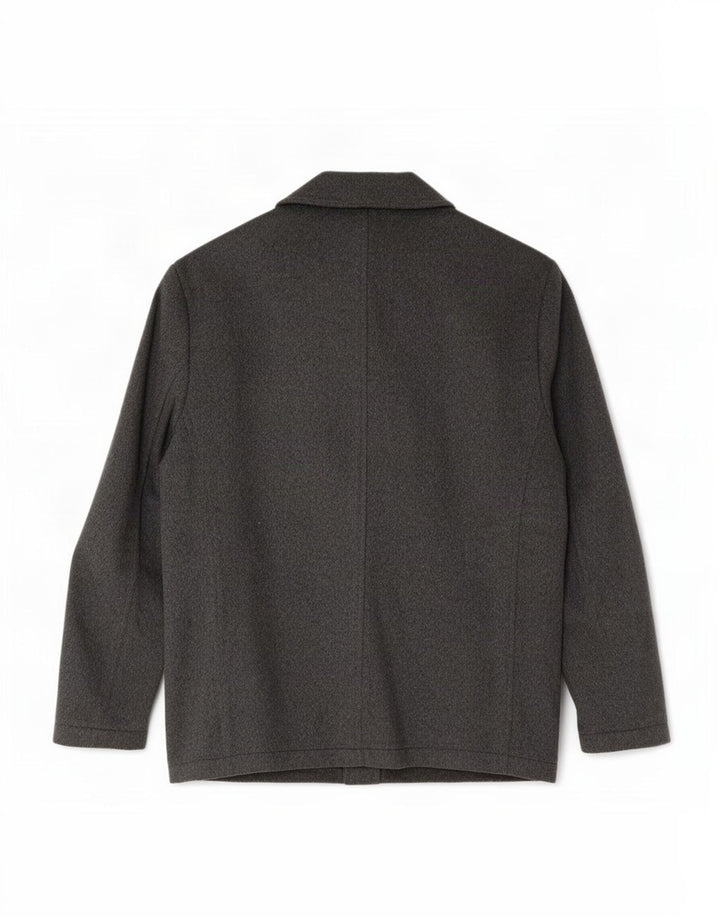 Sobretudo masculino Hugo Boss IT 52 XL lã cinza
