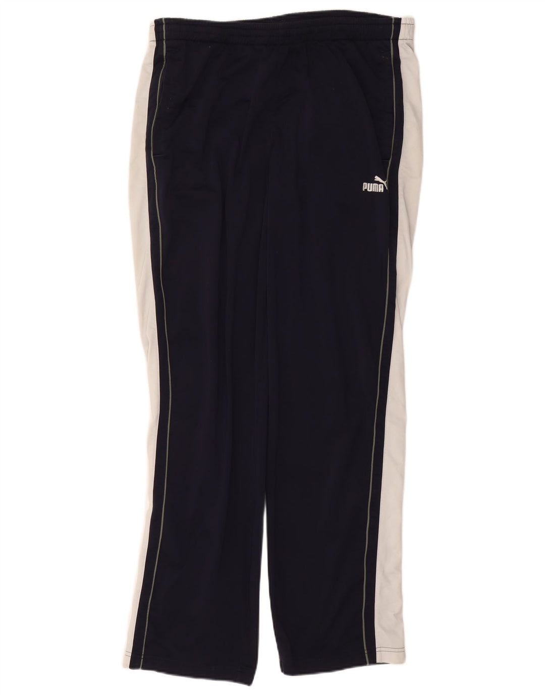 Calça de treino masculina PUMA XL azul marinho colorblock