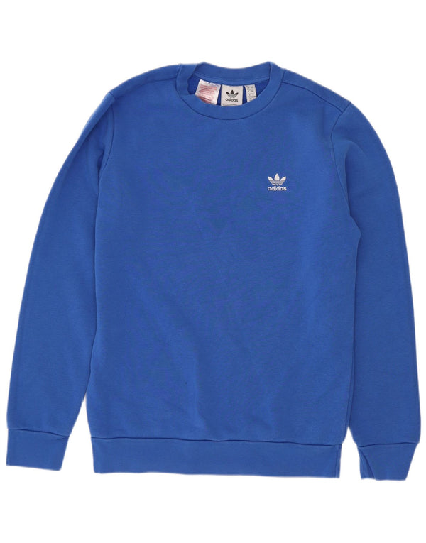 Camisola Adidas Menino Jumper 12-13 Anos Azul Algodão