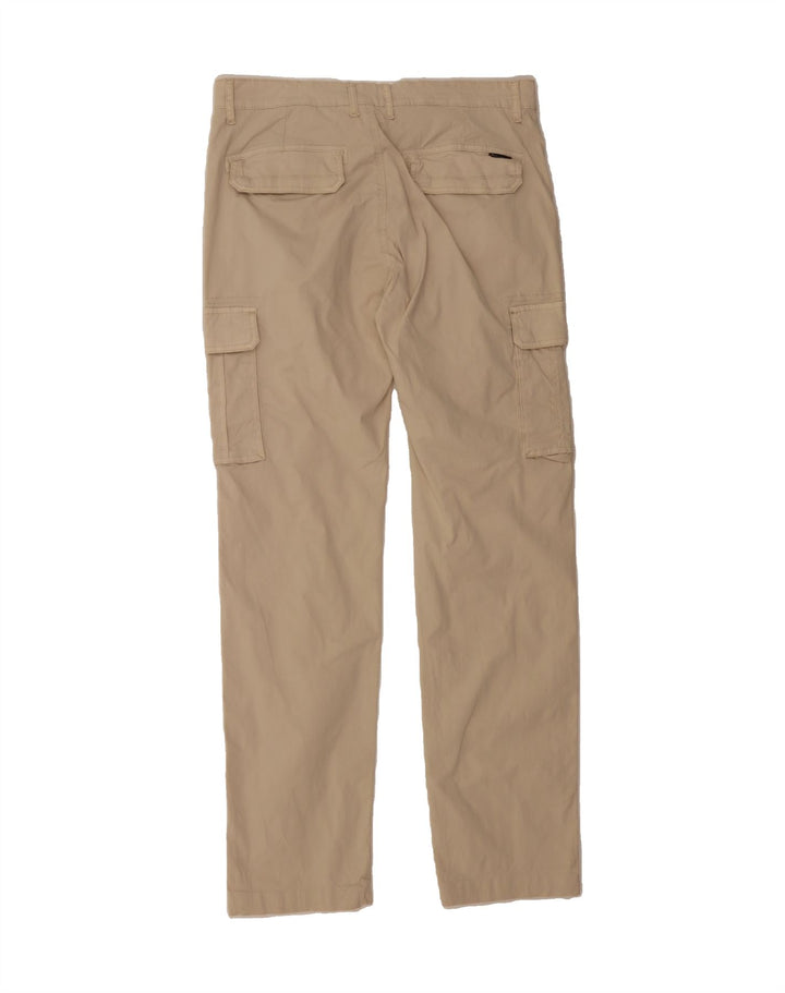 CANADIAN Mens Straight Cargo Trousers Large W34 L33 Beige Vintage Canadian and Second-Hand Canadian from Messina Hembry 