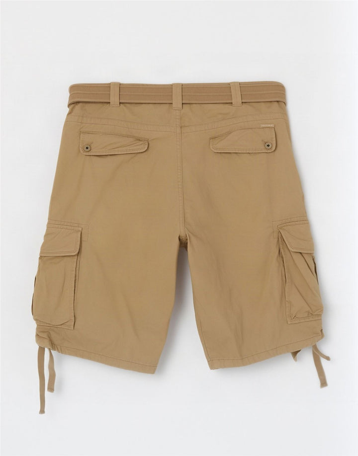 Shorts cargo masculino Gant W36 grande algodão bege