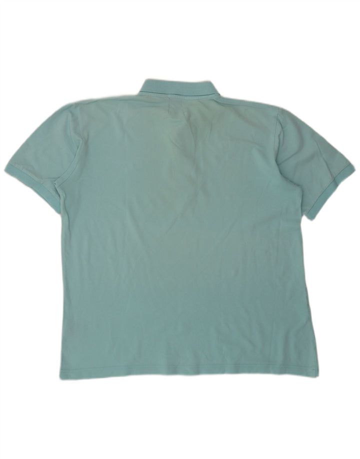 Camisa polo masculina Kappa XL algodão turquesa