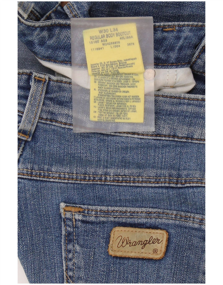 Jeans bootcut feminino WRANGLER W30 L30 algodão azul