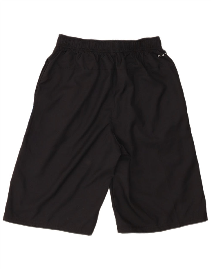 Shorts esportivos Nike Boys Dri Fit 13-14 anos XL preto poliéster