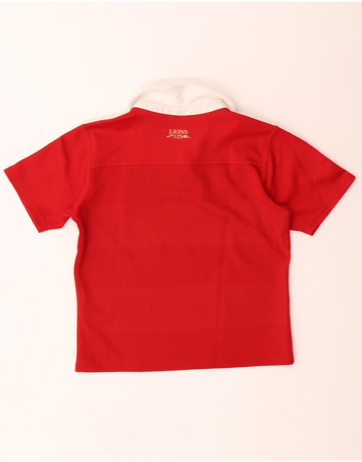 ADIDAS Boys Australia 2013 Graphic Polo Shirt 9-10 Years Vermelho Poliéster