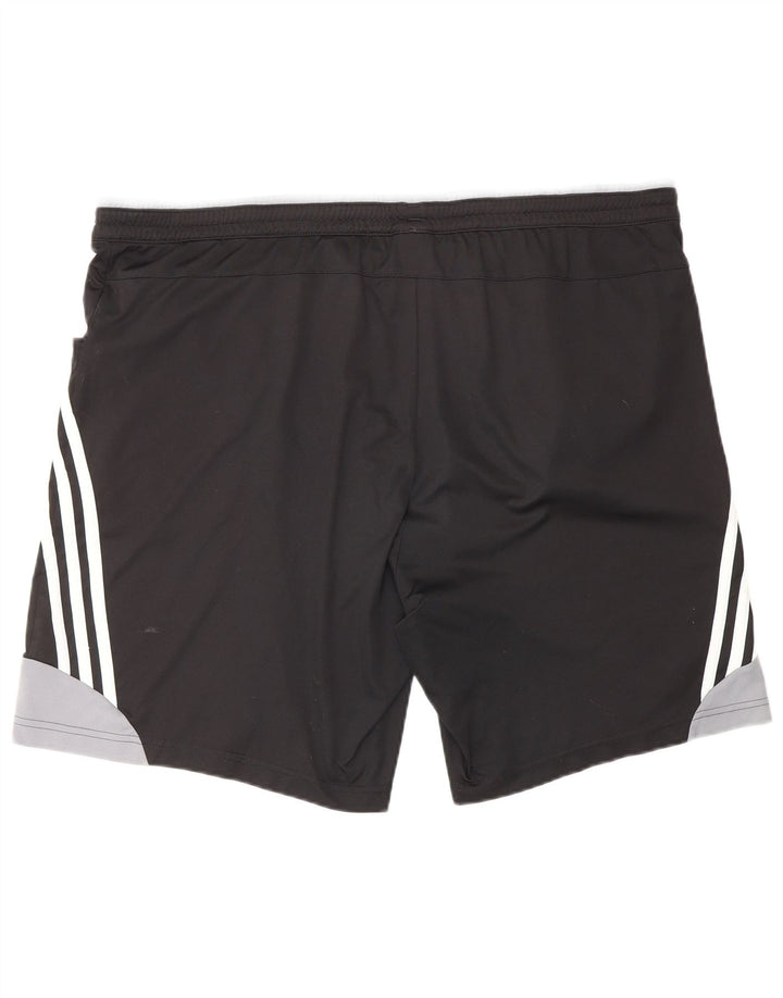 Shorts esportivos masculinos ADIDAS XL preto colorblock poliéster