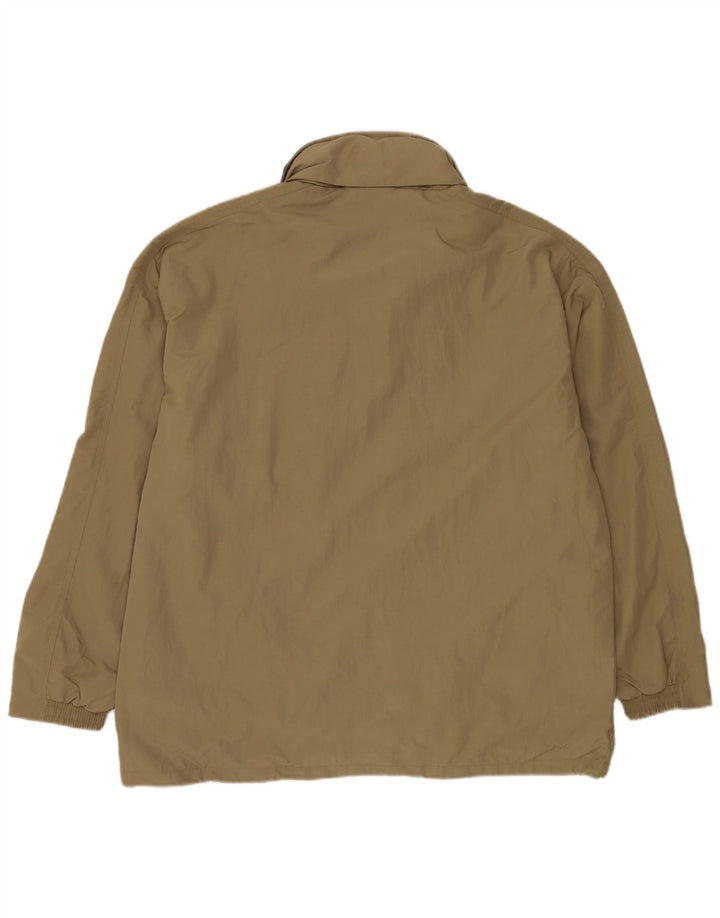 Jaqueta masculina com capuz Diadora XL Khaki poliamida