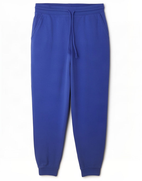 Calça de treino feminina Marks & Spencer Joggers Reino Unido 16 grande algodão azul