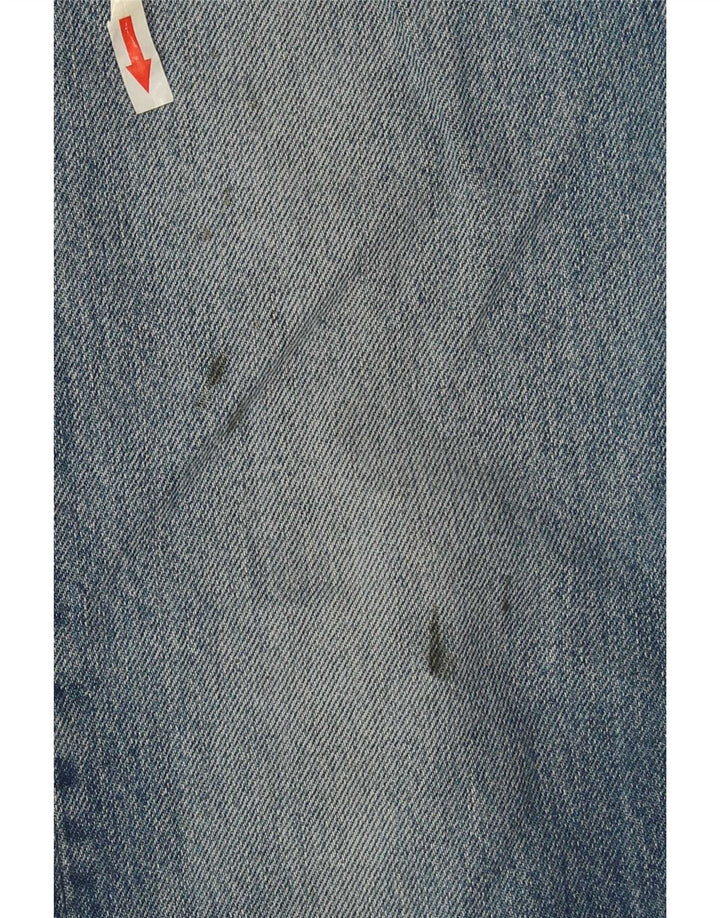 Jeans retos masculinos Tommy Hilfiger W30 L30 algodão azul