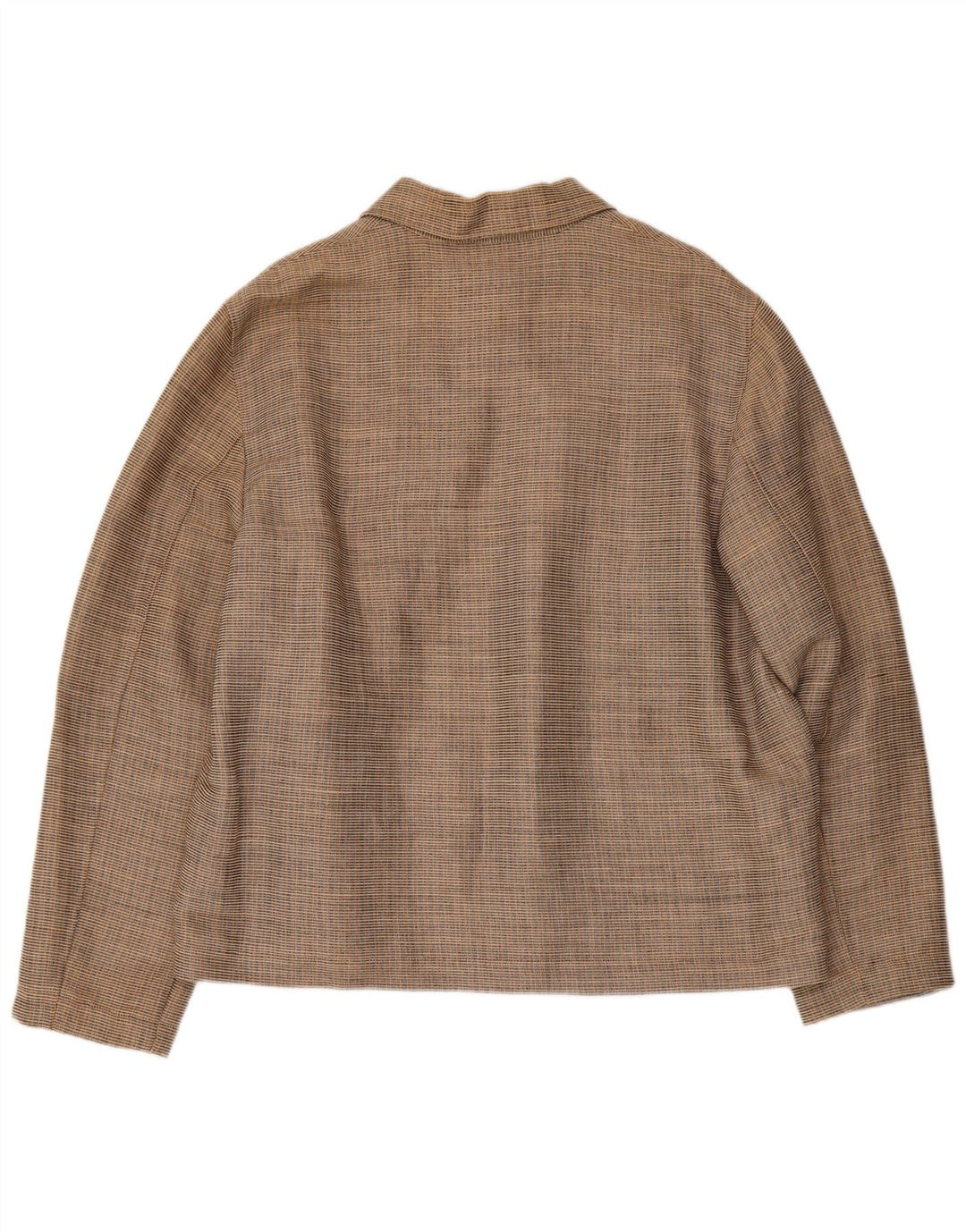 Jaqueta bomber masculina Monsoon UK 40 grande xadrez bege